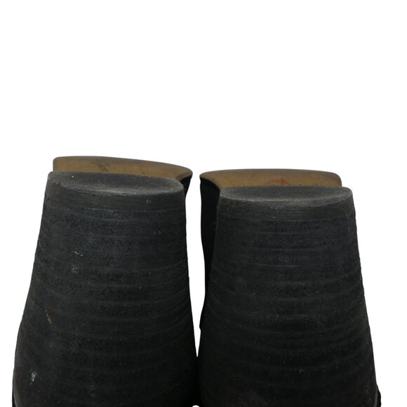 Kelsi Dagger Black Suede Boho Ankle Boots Booties Womens 8.5 - Picture 11 of 13